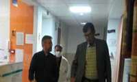 بازدید شبانه سرپرست معاونت درمان دانشگاه علوم پزشکی کاشان از بیمارستان متینی
